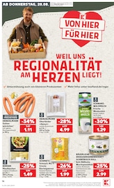 Wurst im Kaufland Prospekt in Leinfelden-Echterdingen Aktueller Kaufland Prospekt mit Wurst, "Hier bin ich richtig", Seite 14