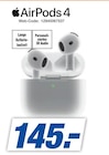 AirPods 4 im Angebot bei expert in Neuss AirPods 4 Angebote von Apple bei expert Neuss für 145,00 €