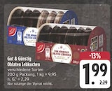 Oblaten Lebkuchen Angebote von Gut & Günstig bei E center Plauen für 1,99 €