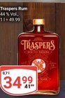 Rum im Angebot bei GLOBUS in Erftstadt Rum Angebote von Traspers bei GLOBUS Erftstadt für 34,99 €