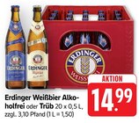 Weißbier Alkoholfrei Angebote von Erdinger bei E center Böblingen für 14,99 €