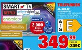 4K-UHD-TV Angebote von TELEFUNKEN bei E center Ludwigshafen für 349,99 €