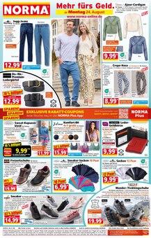 Schuhe im aktuellen Norma Prospekt (Essen) Schuhe im Norma Prospekt "Mehr fürs Geld" mit 28 Seiten (Essen)