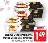 Genussmomente Panna Cotta Angebote von EDEKA bei E center Ulm für 1,49 €