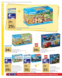 Prix et réduction Playmobil dans le prospectus Carrefour Market en cours Offre Playmobil dans le catalogue Carrefour Market du moment à la page 32