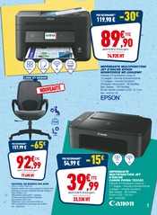 Fauteuil Angebote im Prospekt "La rentrée des PROS !" von Bureau Vallée Fauteuil Angebote im Prospekt "La rentrée des PROS !" von Bureau Vallée auf Seite 3