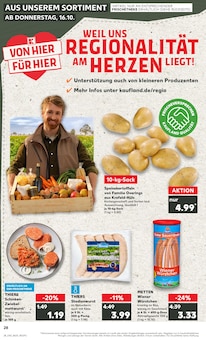 Mettwurst im aktuellen Kaufland Prospekt (Essen) Mettwurst im Kaufland Prospekt "Aktuelle Angebote" mit 72 Seiten (Essen)