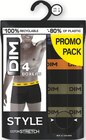 Lot de 4 boxers homme - DIM en promo chez Super U Lot de 4 boxers homme - DIM dans le catalogue Super U