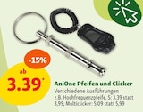 Pfeifen und Clicker Angebote von AniOne bei Fressnapf Elmshorn für 3,39 €