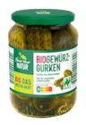 Bio-Gewürzgurken Angebote von Nur Nur Natur bei ALDI SÜD Nürnberg für 2,35 €