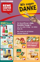 REWE Prospekt mit 32 Seiten (Halle (Saale))