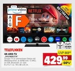 4K-UHD-TV D65U980B2CW Angebote von TELEFUNKEN bei Marktkauf Aalen für 429,99 €