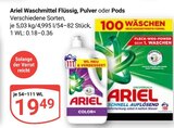 Aktuelle Waschmittel Angebote bei GLOBUS in Bochum Aktuelles Waschmittel Flüssig, Pulver oder Pods Angebot bei GLOBUS in Bochum ab 19,49 €