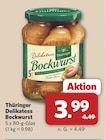 Delikatess Bockwurst von Thüringer für 3,99 € bei combi im Angebot Delikatess Bockwurst von Thüringer im aktuellen combi Prospekt