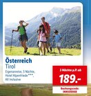 Aktuelles Österreich Tirol Angebot bei Lidl in Bielefeld ab 189,00 €