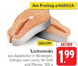 Aktuelle Lachs Angebote bei EDEKA in Frankfurt (Main) Aktuelles Lachssteaks Angebot bei EDEKA in Frankfurt (Main) ab 1,99 €