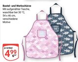 Bastel- und Werkschürze im Angebot bei GLOBUS in Oberhausen Bastel- und Werkschürze Angebote bei GLOBUS Oberhausen für 4,99 €