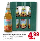 Apfelsaft klar Angebote von Scheck's bei E center Rastatt für 4,99 €