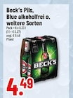 Aktuelle Becks Angebote bei Trinkgut in Mönchengladbach Aktuelles Pils, Blue alkoholfrei Angebot bei Trinkgut in Mönchengladbach ab 4,49 €
