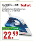 Dampfbügeleisen FV1711 im Angebot bei Marktkauf in Gelsenkirchen Dampfbügeleisen FV1711 Angebote von Tefal bei Marktkauf Gelsenkirchen für 22,99 €