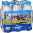 Lait de Montagne U.H.T. Demi-écrémé - CARREFOUR EXTRA en promo chez Carrefour Market Tours à 6,30 €