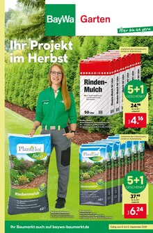 Aktueller BayWa Bau- und Gartenmärkte Prospekt (Winterbach, 8 Seiten zum blättern BayWa Bau- und Gartenmärkte Prospekt Ihr Projekt im Herbst! mit 8 Seiten