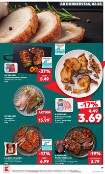 Schweinefleisch im aktuellen Kaufland Prospekt (Hamburg) Schweinefleisch im Kaufland Prospekt "Hier bin ich richtig" mit 73 Seiten (Hamburg)