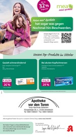 mea - meine apotheke Apotheken Prospekt der aktuellen Woche mit 4 Seiten, gültig von 01.10.2025 bis 31.10.2025, in Fichtenau und Umgebung Aktueller mea - meine apotheke Apotheken Prospekt in Fichtenau und Umgebung, "Unsere Oktober-Angebote" mit 4 Seiten, 01.10.2025 - 31.10.2025