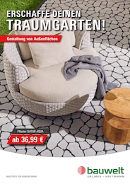 Baumärkte Prospekt von bauwelt Delmes Heitmann Ahrensburg bauwelt Delmes Heitmann Prospekt: "Gestaltung von Außenflächen", 1 Seite, 13.03.2026 - 30.06.2026
