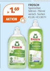 Spülmittel von Frosch für 1,69 € bei Müller im Angebot Spülmittel von Frosch im aktuellen Müller Prospekt