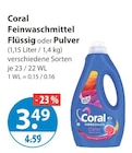 Feinwaschmittel Flüssig von Coral im aktuellen V-Markt Prospekt für 3,49 €