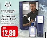 Geschenkset Classic Blue Angebote von David Beckham bei Kaufhaus Stolz Stralsund für 12,99 €