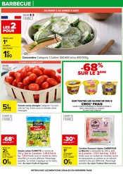 Tomate Angebote im Prospekt "BARBECUE & SALADE D'ÉTÉ" von Carrefour auf Seite 12