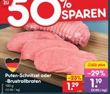 Puten-Schnitzel bei Netto Marken-Discount im Prospekt "" für 1,19 €