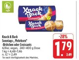 Sonntags-, Mehrkorn Brötchen Angebote von Knack & Back bei EDEKA Freiberg für 1,79 €