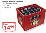 Weißbräu Alkoholfrei im Angebot bei GLOBUS in Gera Weißbräu Alkoholfrei Angebote von Erdinger bei GLOBUS Gera für 14,99 €