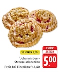 Johannisbeer-Streuselschnecken bei EDEKA im Prospekt "" für 5,00 €