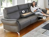 TRAPEZSOFA LEDER bei Polstermöbel Fischer im Nürnberg Prospekt für 3.269,00 €