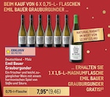 EMIL BAUER GRAUBURGUNDER ... bei Metro im Prospekt  für 9,46 €