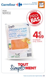 Promos Poisson dans le catalogue "Carrefour" de Carrefour Poisson en promo dans le catalogue Carrefour à la page 1