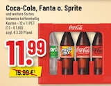 Coca-Cola, Fanta o. Sprite Angebote von Coca-Cola bei Trinkgut Herne für 11,99 €
