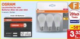 Leuchtmittel 3er oder Batterien 20er AA oder AAA Angebote von OSRAM bei Netto Marken-Discount Trier für 3,33 €