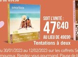 Tentations à deux en promo chez Géant Casino Tentations à deux dans le catalogue Géant Casino