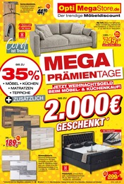 Opti-Megastore Prospekt für Mariental mit 16 Seiten Opti-Megastore Prospekt "Mega Prämientage" für Mariental, 16 Seiten, 27.11.2023 - 16.12.2023