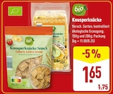 Knusperknäcke Snack Tomate, Käse & Sesam von Bio im aktuellen ALDI Nord Prospekt
