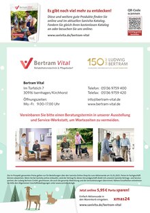 Bier im Bertram Vital - Ludwig Bertram GmbH Prospekt "Schenken Sie Gesundheit!" mit 6 Seiten (Celle)