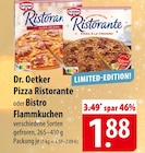 Pizza Ristorante im Angebot bei famila Nordost in Stralsund Pizza Ristorante Angebote von Dr. Oetker bei famila Nordost Stralsund für 1,88 €