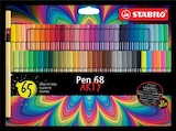 Etui 65 Feutres Stabilo Pen 68 Arty dans le catalogue Fnac