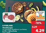 Aktuelles Steakburger Angebot bei Kaufland in Regensburg ab 4,29 €