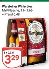 Winterbier Angebote von Warsteiner bei GLOBUS Jena für 3,29 €